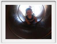 I love a good tunnel slide!